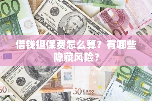 武汉借钱担保费怎么算？有哪些隐藏风险？