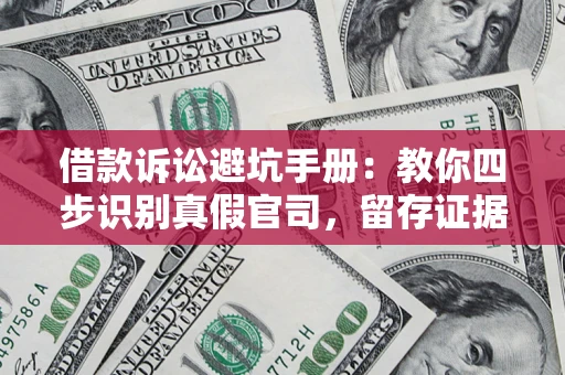 武汉借款诉讼避坑手册：教你四步识别真假官司，留存证据不踩雷